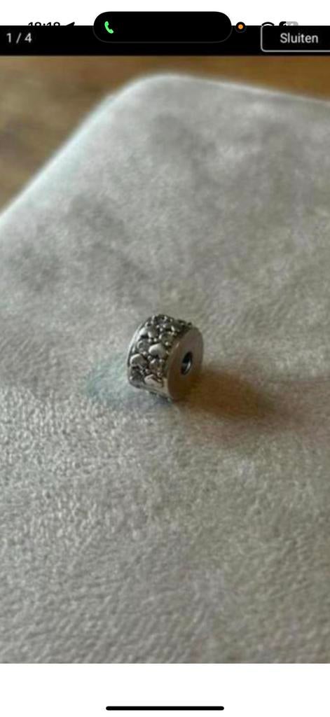 Pandora Infinite Hearts Sparkling Clipbedel Nieuw, Sieraden, Tassen en Uiterlijk, Bedels, Ophalen of Verzenden, Nieuw, Zilver
