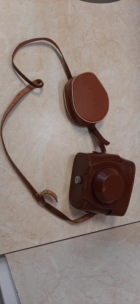 Vintage Agfa Clack camera met flitser en tasjes, Ophalen, Gebruikt, Compact, Overige Merken