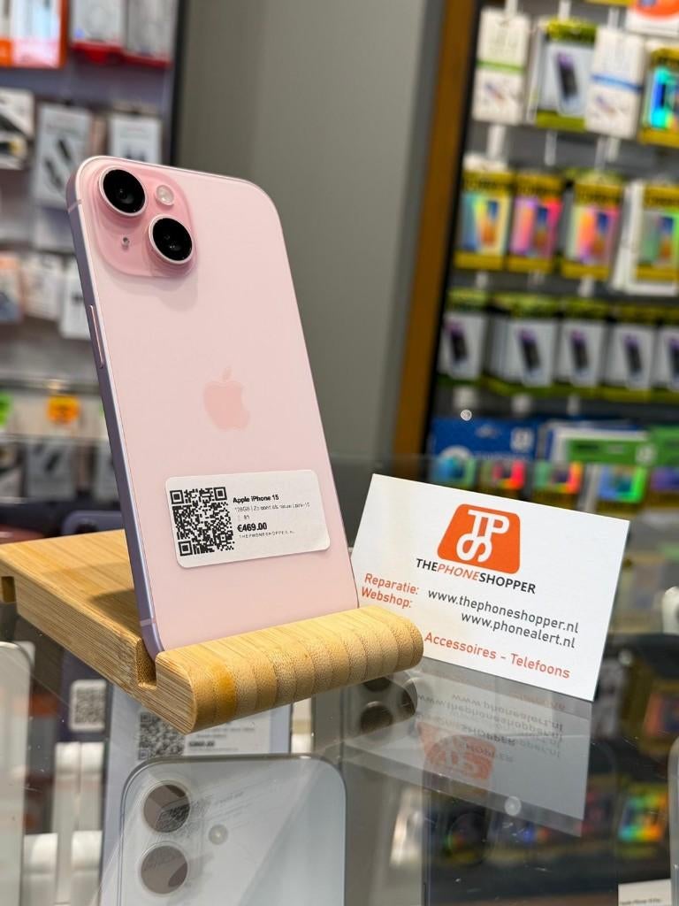 Apple iPhone 15 | 128GB | 2 jaar garantie, Ophalen of Verzenden, Zo goed als nieuw