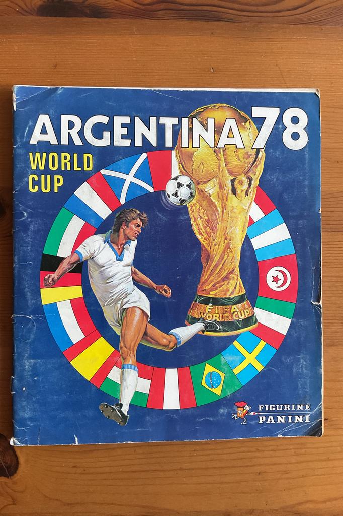 Panini Voetbalplaatjes Album WK 1978 Argentinië, Ophalen of Verzenden, Gebruikt, Overige sporten, Boek of Tijdschrift
