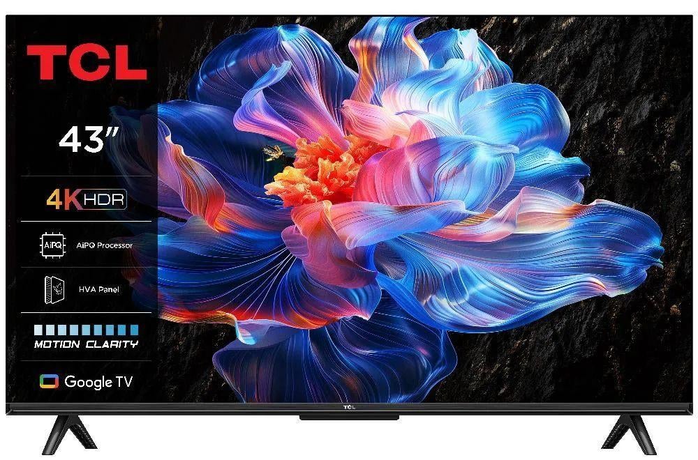 TCL 43P69K 109 cm 4K Ultra HD Wifi Google Smart LED TV nieuw, Audio, Tv en Foto, Televisies, LED, 50 Hz, Nieuw, 100 cm of meer