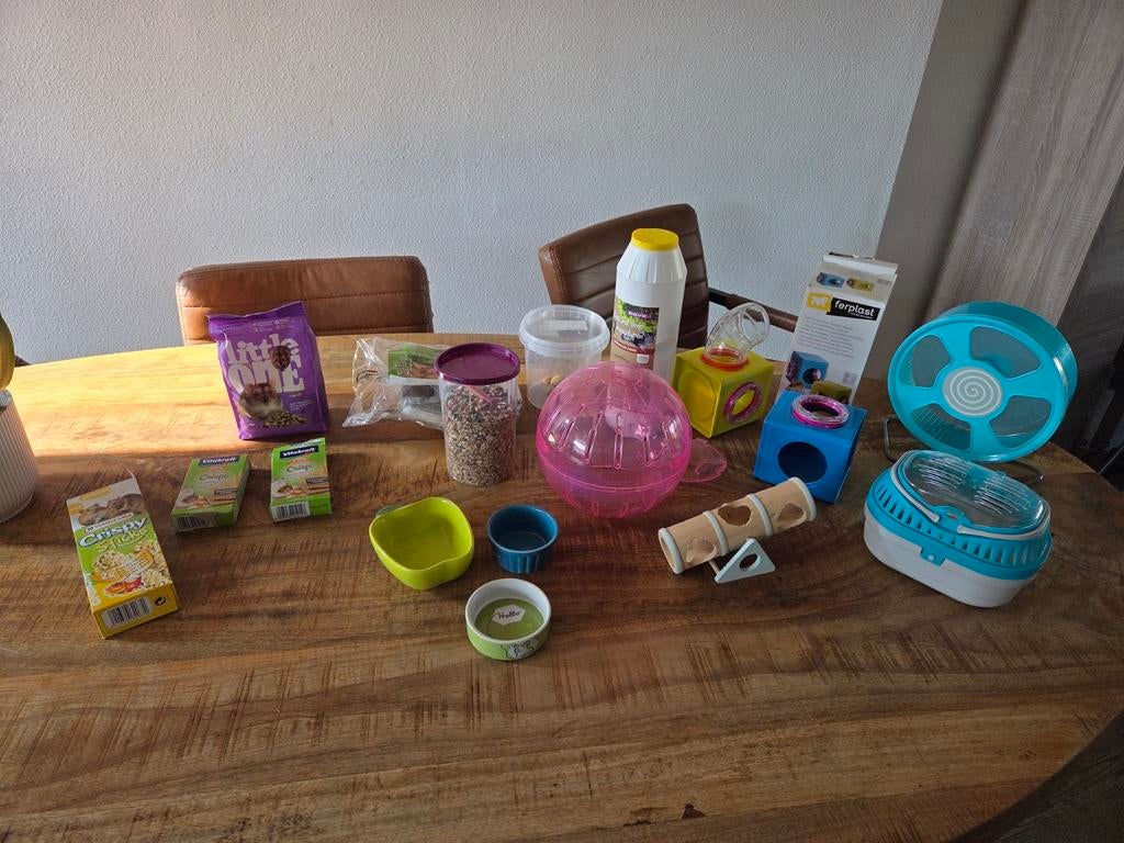 Hamster toebehoren, Ophalen