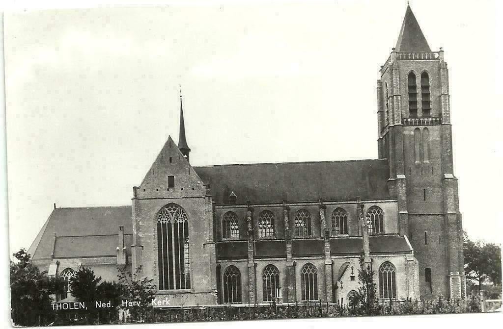 AK Tholen - Ned. Herv. Kerk, Verzenden, 1960 tot 1980, Ongelopen, Zeeland