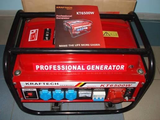 Aggregaat/generator 6500w geluidstil gratis bezorging thuis, Benzine, Geluidgedempt, Nieuw, Ophalen of Verzenden