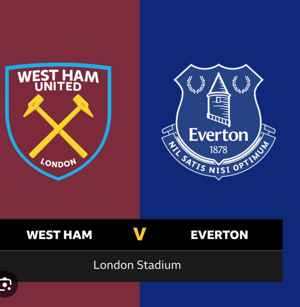 Tickets voor de wedstrijd West ham Everton 25 April, Losse kaart, Twee personen, April, Buitenland
