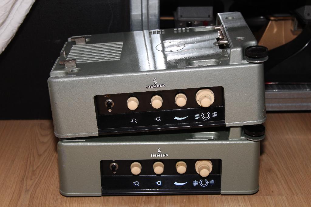 Vintage Siemens Sf. v 6.5 mono EL86 buizenversterker set, Ophalen of Verzenden, Versterker