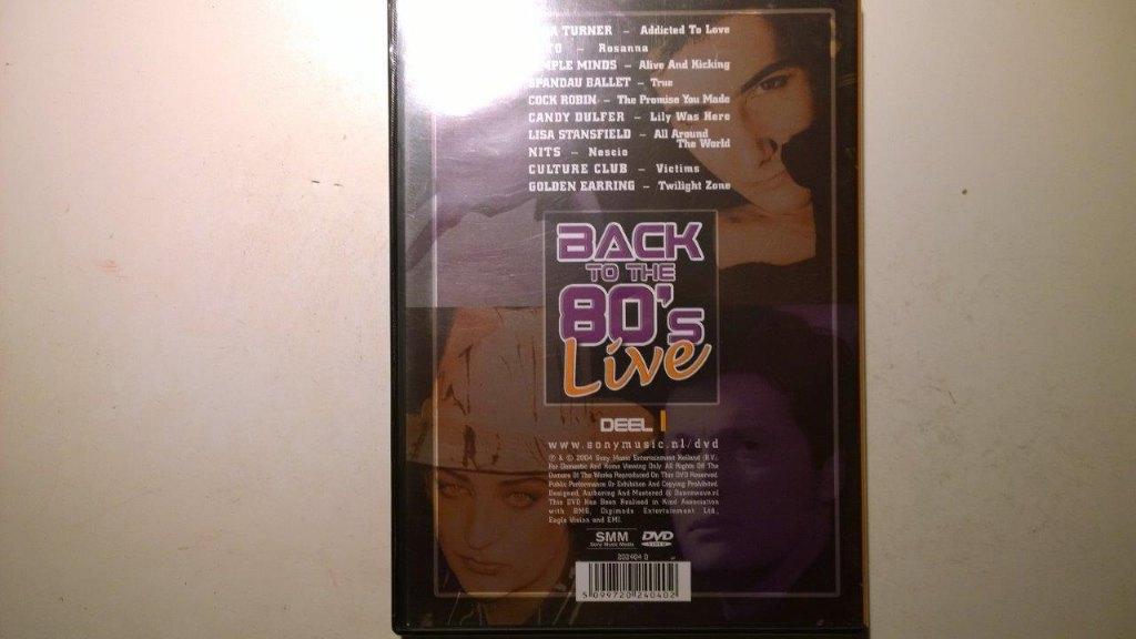 Back To The 80's Live Deel 1 (DVD), Alle leeftijden, Ophalen of Verzenden, Zo goed als nieuw, Muziek en Concerten