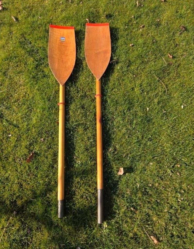 Houten roeispanen, Watersport en Boten, Ophalen, Gebruikt