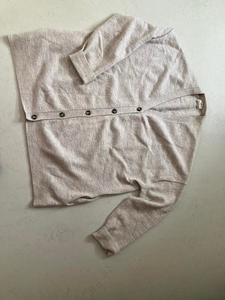 Acne Studios oversized wollen vest, Ophalen of Verzenden, Gedragen, Maat 46/48 (XL) of groter, Grijs