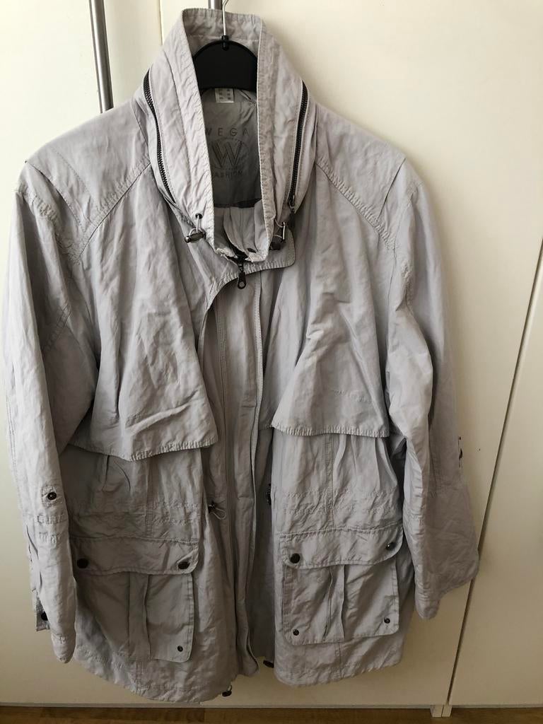 Doordraag jas maat 54    8 euro, Verzenden, Gedragen, Maat 46/48 (XL) of groter, Grijs