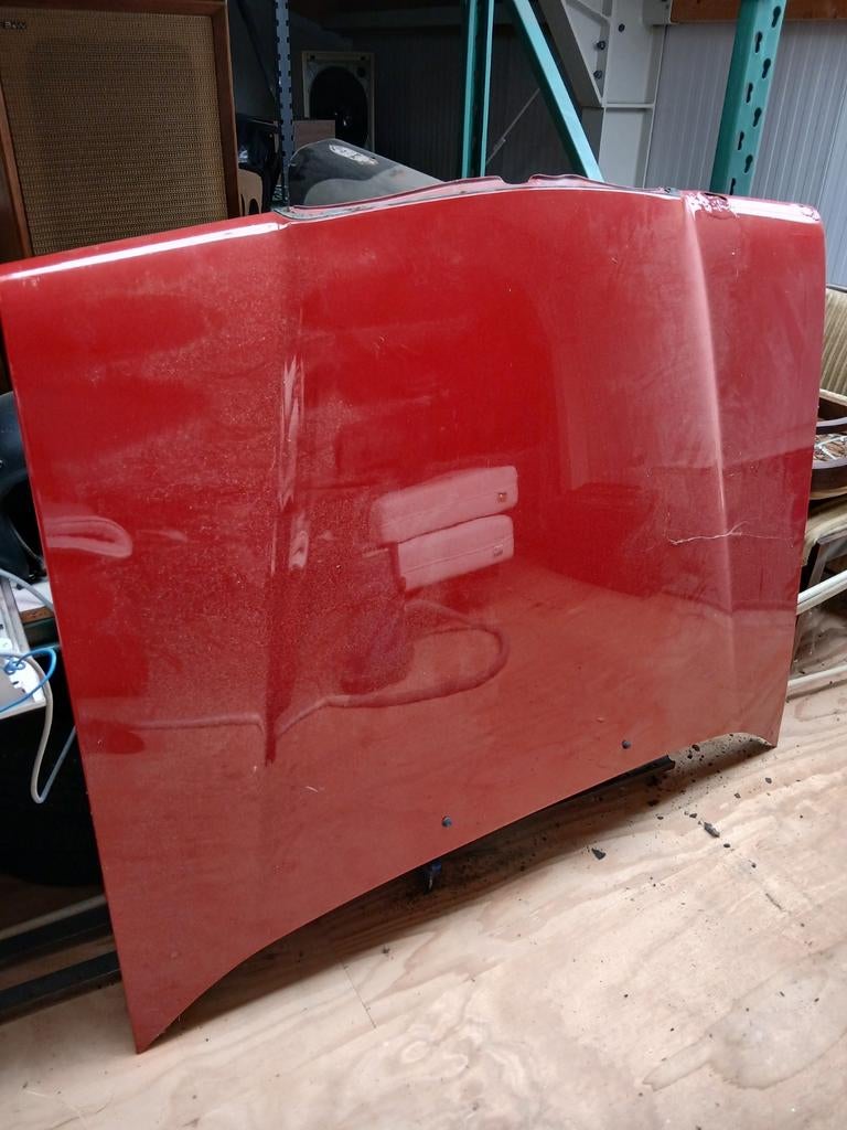 Mercedes W123 motorkap signal rot opknapper, Auto-onderdelen, Ophalen, Motorkap