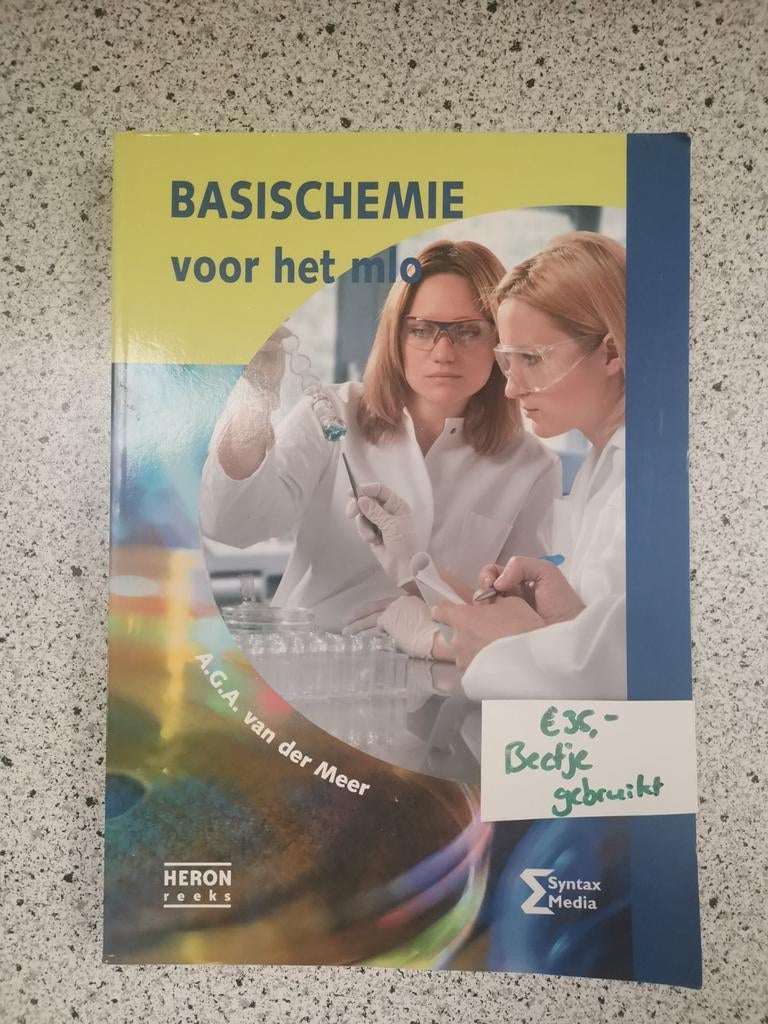 Basischemie voor het mlo 9789077423875, Boeken, Ophalen of Verzenden, Zo goed als nieuw, Overige niveaus, A.G.A. van der Meer