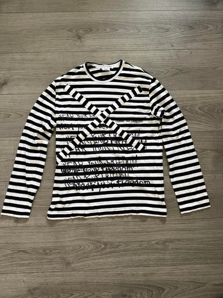 Comme des Garcons trui, Ophalen of Verzenden, Zo goed als nieuw, Maat 42/44 (L), Wit