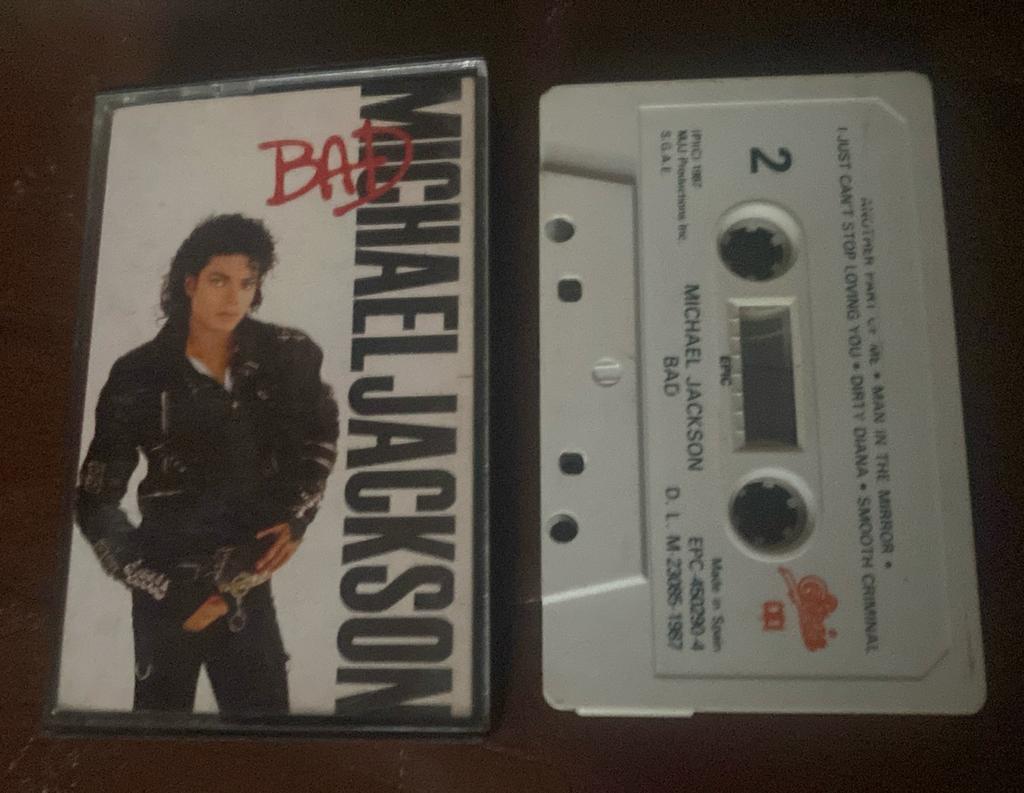 Michael Jackson Cassette Bad, Cd's en Dvd's, Cassettebandjes, Gebruikt, 1 bandje, Ophalen of Verzenden, Origineel