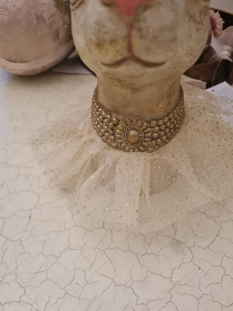 Barokke paashaas merk Clayre & Eef, Diversen, Pasen, Heikant 21 Kaatsheuvel, Belle Vieille Brocante, Nieuw, Ophalen of Verzenden