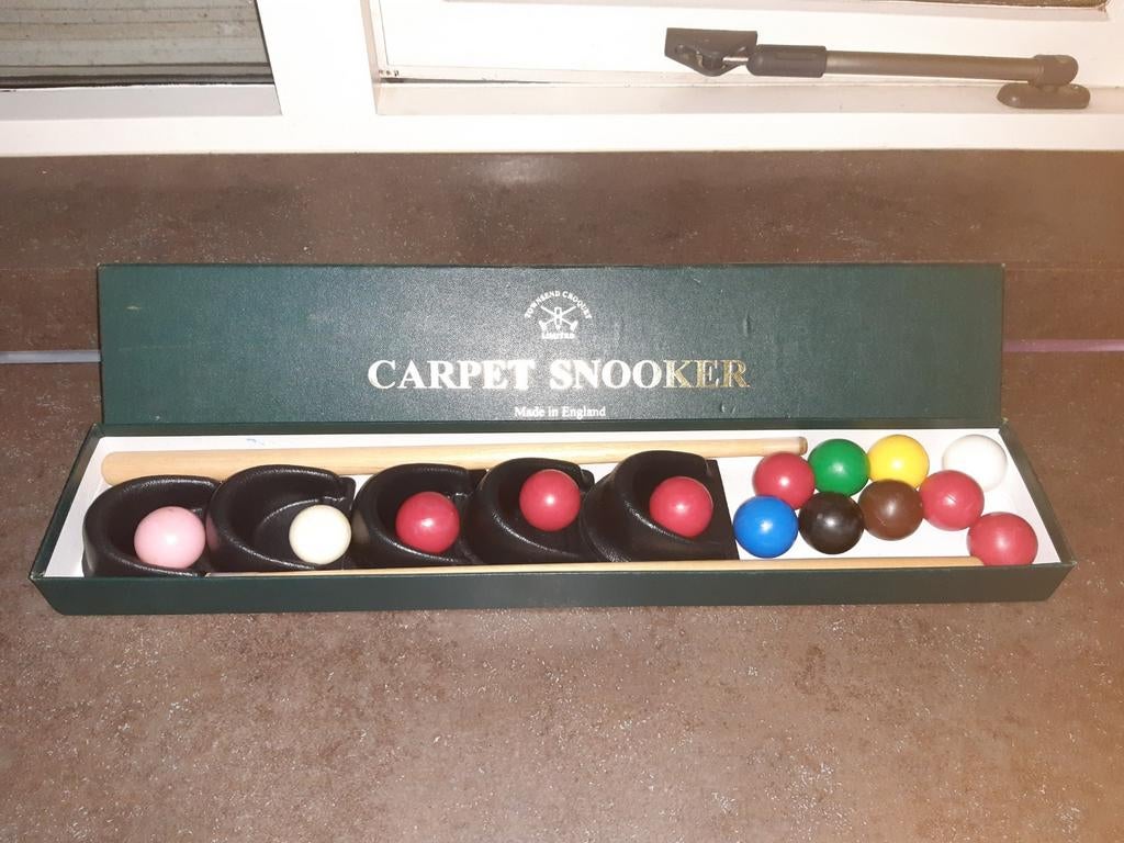 Vintage engelse carpet snooker / tafel biljart, Ophalen of Verzenden, Zo goed als nieuw