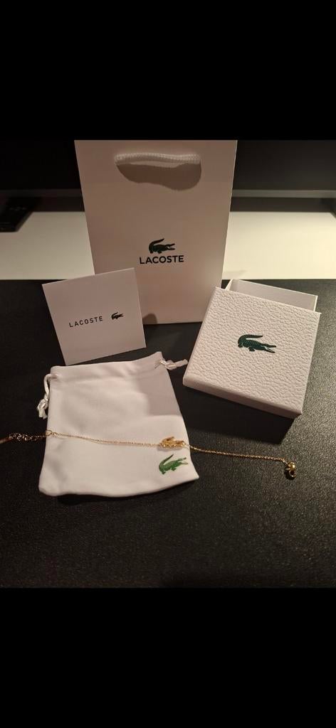 Lacoste Armband-Dames, Ophalen of Verzenden, Nieuw, Goud, Goud
