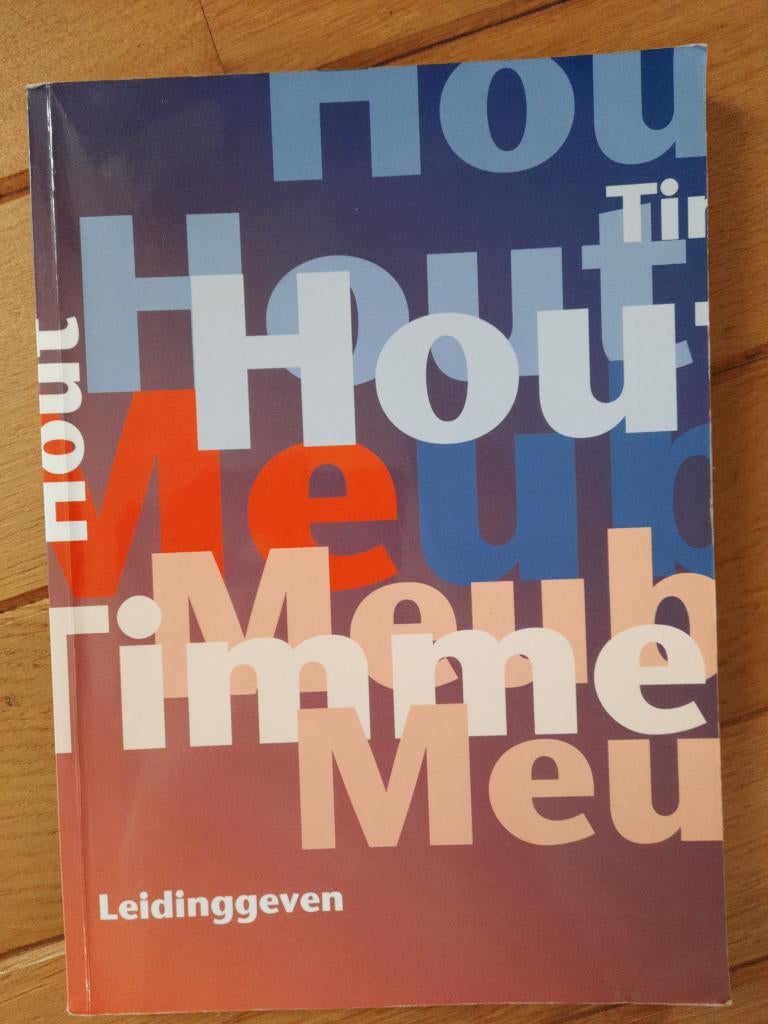 SH&M Hout Meubel Timmeren - Leidinggeven - nieuw -, Boeken, Ophalen of Verzenden, Beta, Nieuw, HBO