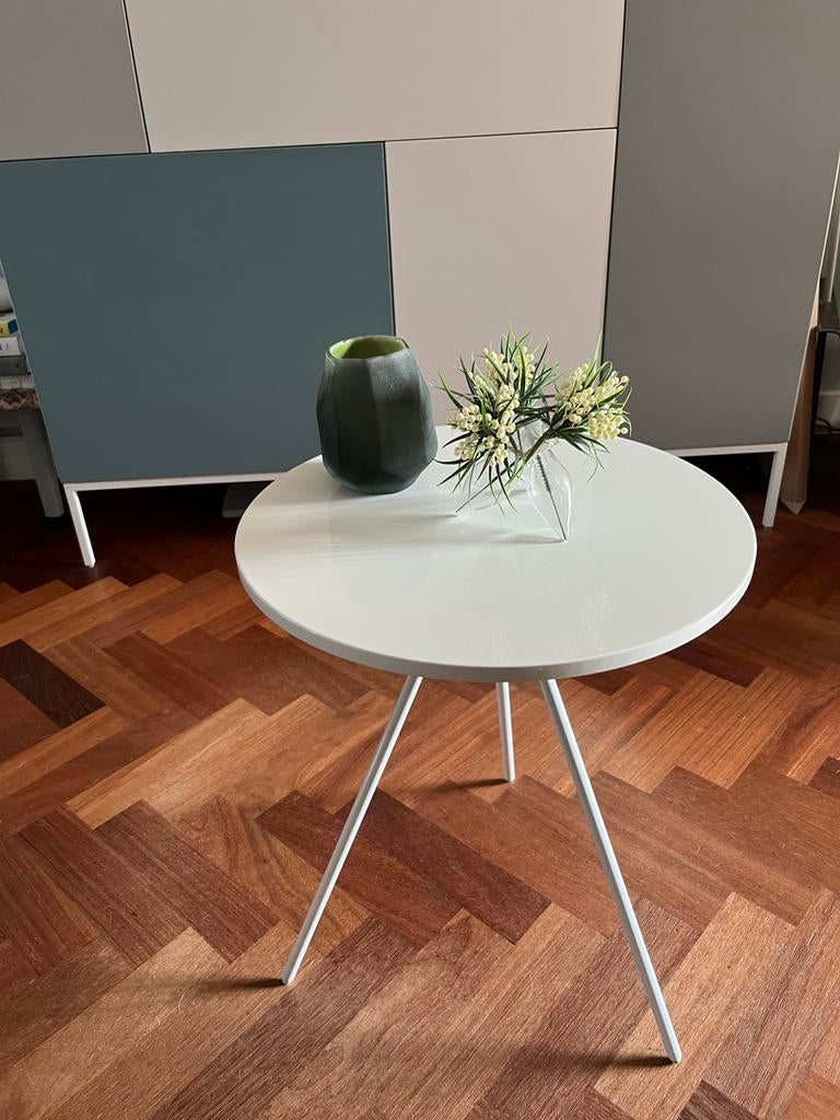 Zuiver bijzettafel Tee wit, Huis en Inrichting, Tafels | Bijzettafels, 45 tot 60 cm, Overige materialen, Minder dan 55 cm, Gebruikt