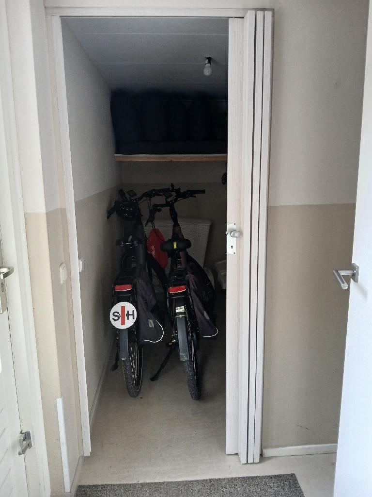 Vouwdeur, Ophalen, Kunststof, 80 tot 100 cm, Binnendeur