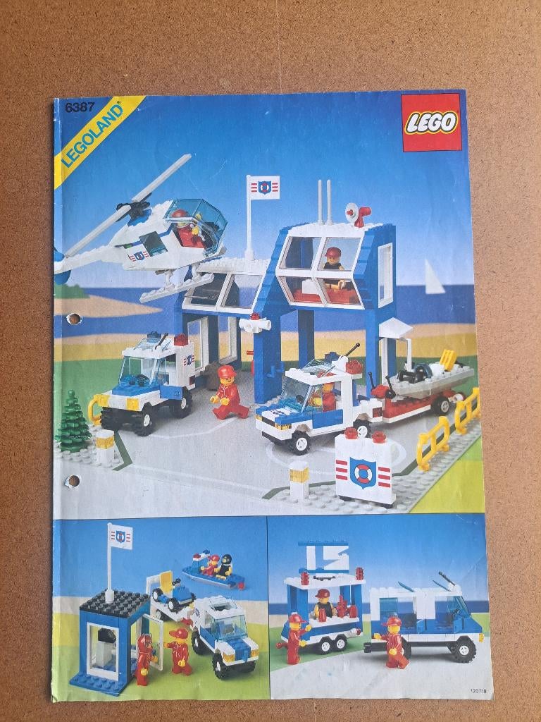 Lego 6387 Coastal Rescue Base, Ophalen, Gebruikt, Complete set, Lego
