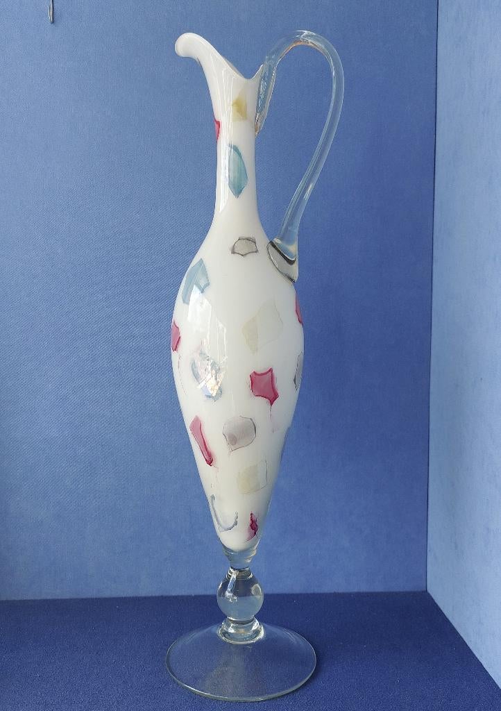 VAAS in Murano stijl met veelkleurig mozaïek effect, Ophalen of Verzenden