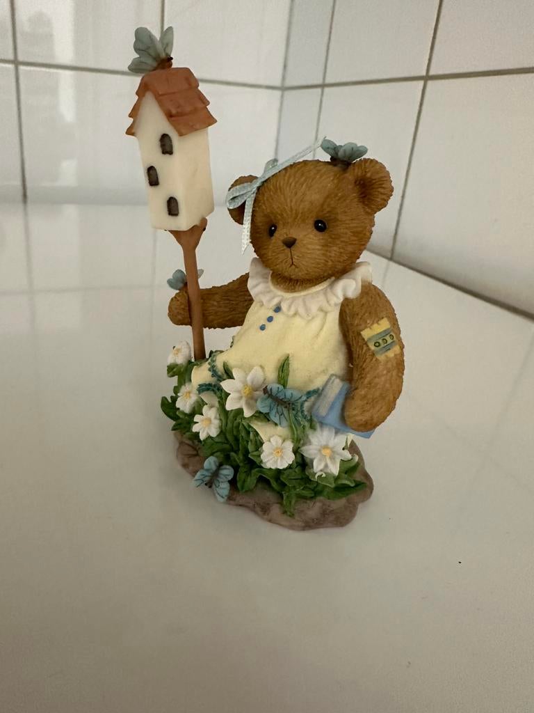 Cherished teddies  Geraldine 2010, Verzamelen, Ophalen of Verzenden, Zo goed als nieuw, Beeldje, Cherished Teddies
