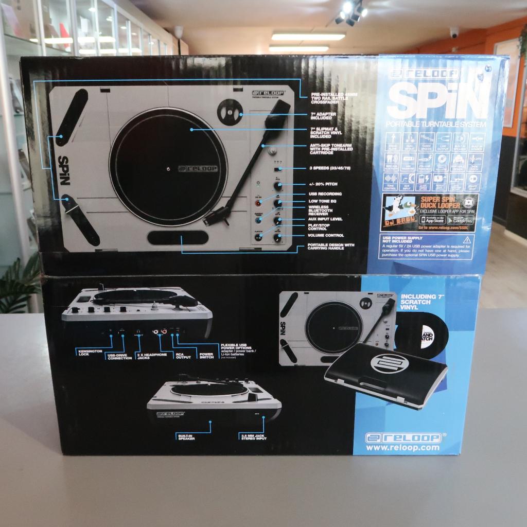 Reloop Spin Draagbare Draaitafel | Nieuw in Doos, Niet ingevuld, Zo goed als nieuw, Niet ingevuld, Niet ingevuld