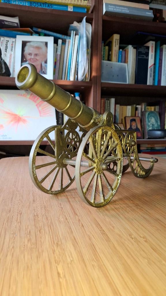 Vintage Decoratief Kanon – Massief Brons, Antiek en Kunst, Ophalen, Brons