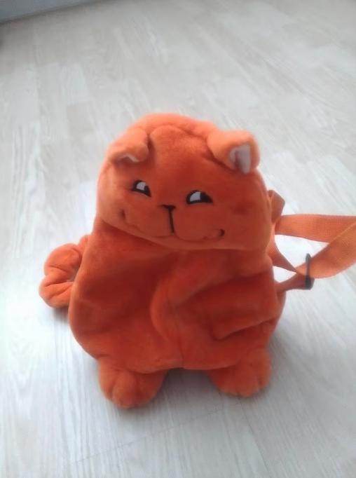 Rode kater rugzak Jan Jans en de kinderen, Verzamelen, Ophalen of Verzenden, Overige figuren, Zo goed als nieuw, Gebruiksvoorwerp