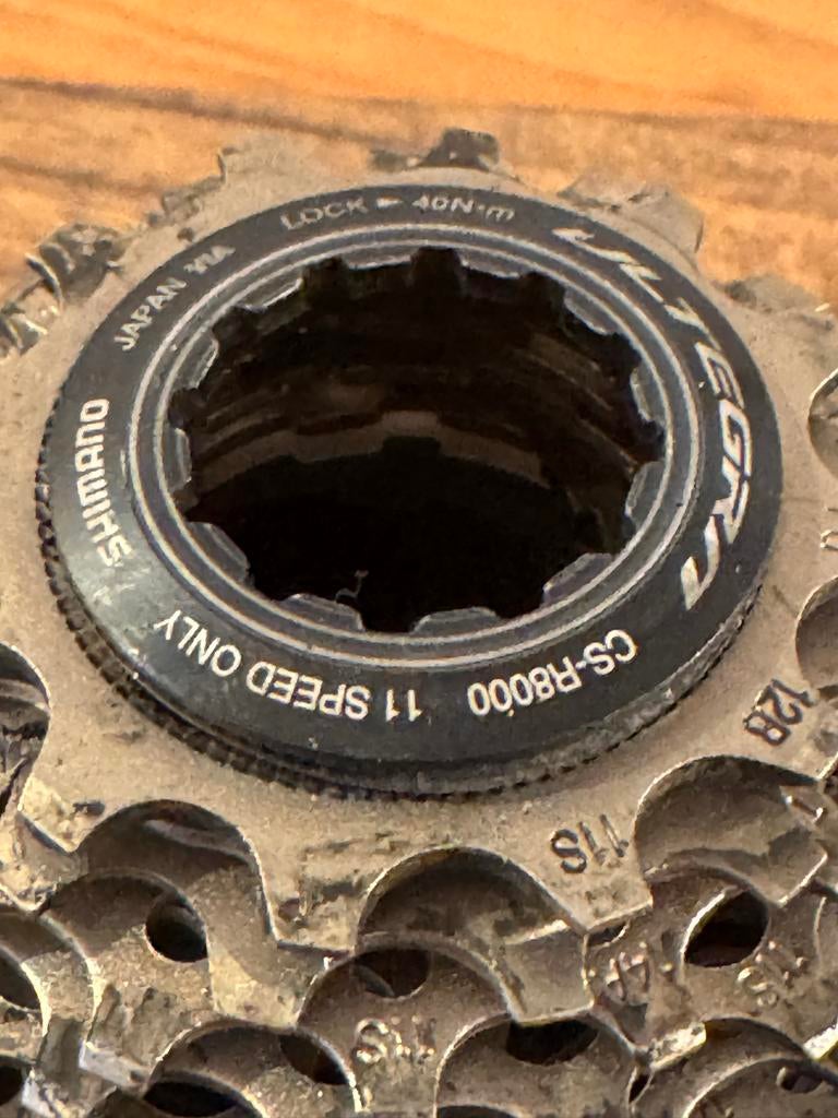 Shimano Ultegra 11 speed cassette, Gebruikt, Overige materialen, Ophalen of Verzenden, Derailleur of Ketting