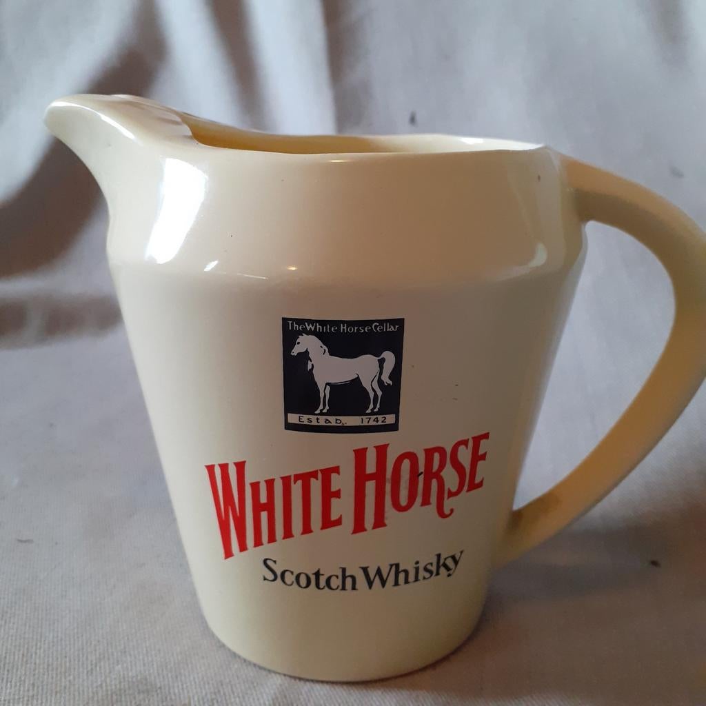 Waterkan, Pitcher "White Horse" Scotch Whisky, Verzamelen, Ophalen of Verzenden, Zo goed als nieuw, Gebruiksvoorwerp