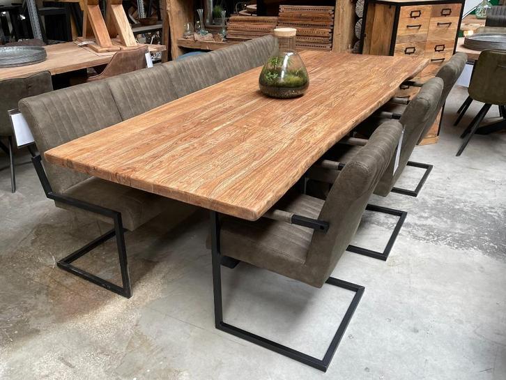 Eettafel bank Ric | 4 & 5 zits | Afgeprijsd!, Niet ingevuld, Modern, landelijk, Niet ingevuld, Nieuw