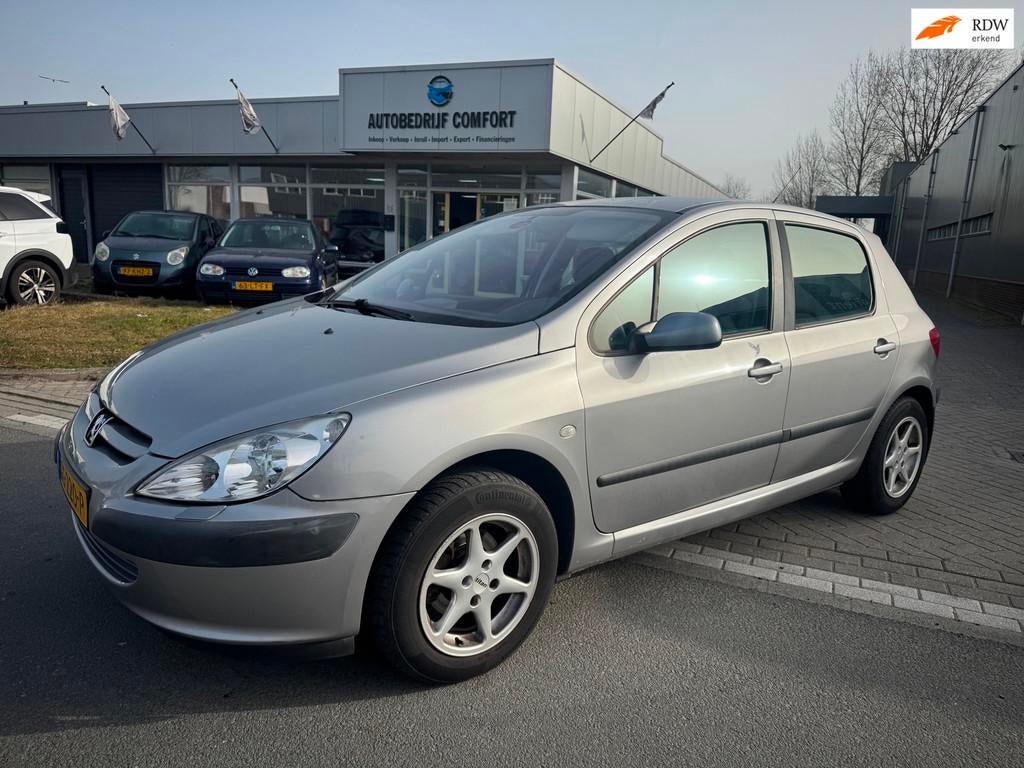 Peugeot 307 1.6-16V Griffe, Auto's, Peugeot, Voorwielaandrijving, Gebruikt, Zwart, 4 cilinders