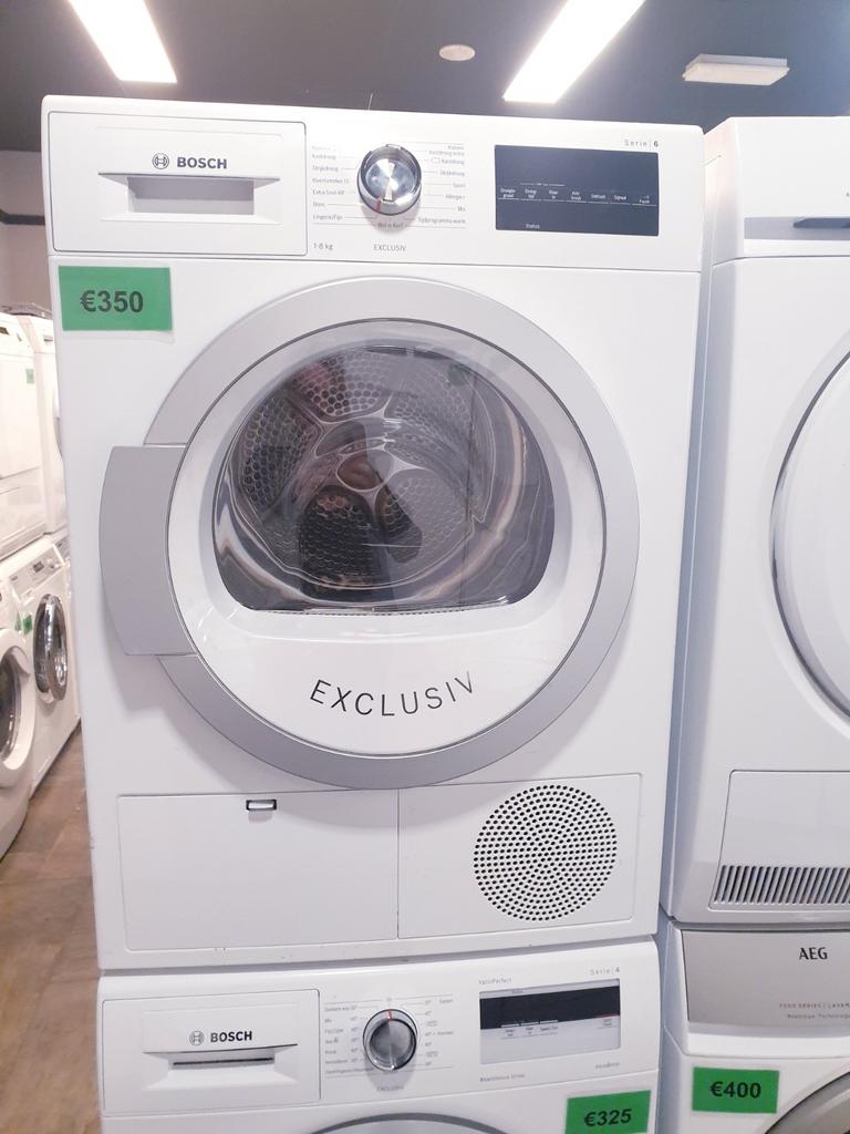Condens droger Bosch 8kg️ ️Serie6 Exclusiv INC GARANTIE, Ophalen, 6 tot 8 kg, Anti-kreukfase, Zo goed als nieuw