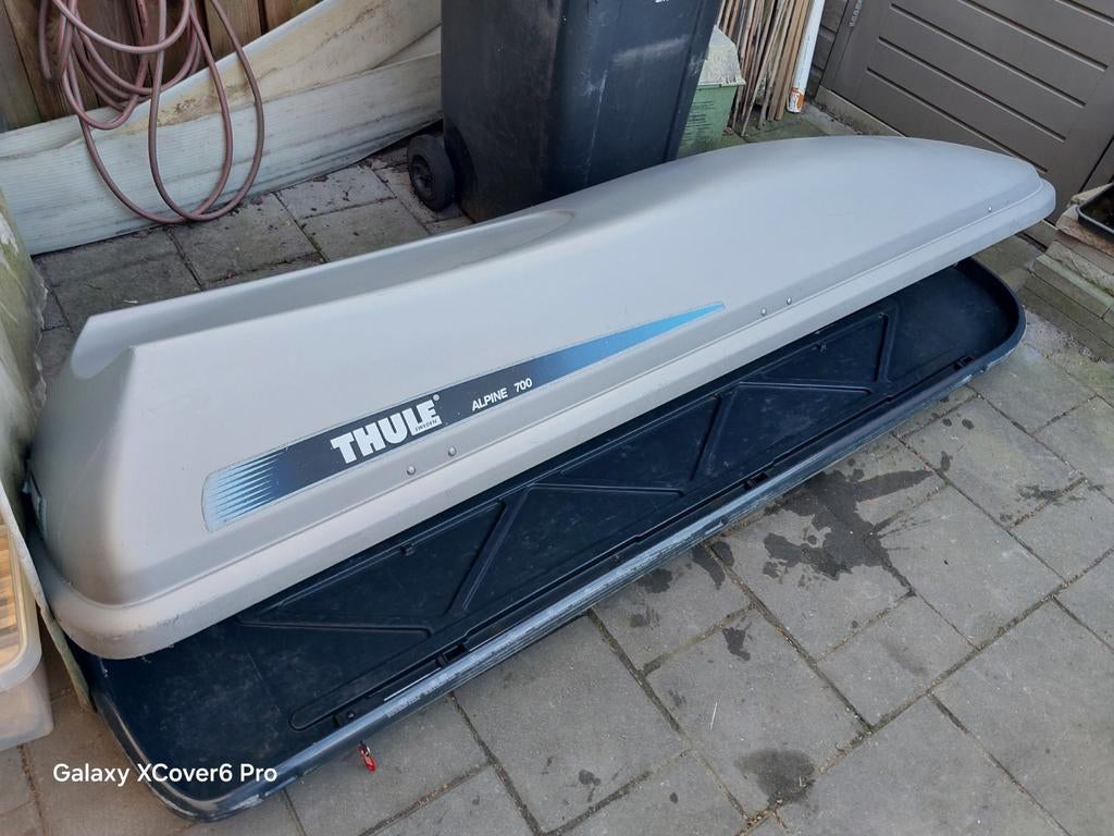Thule alpine 700 dakkoffer, Auto diversen, Ophalen, Gebruikt