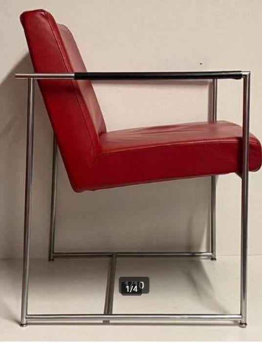 Harvink Design Stoelen Fauteuils, Gebruikt, Ophalen of Verzenden, 50 tot 75 cm, Leer