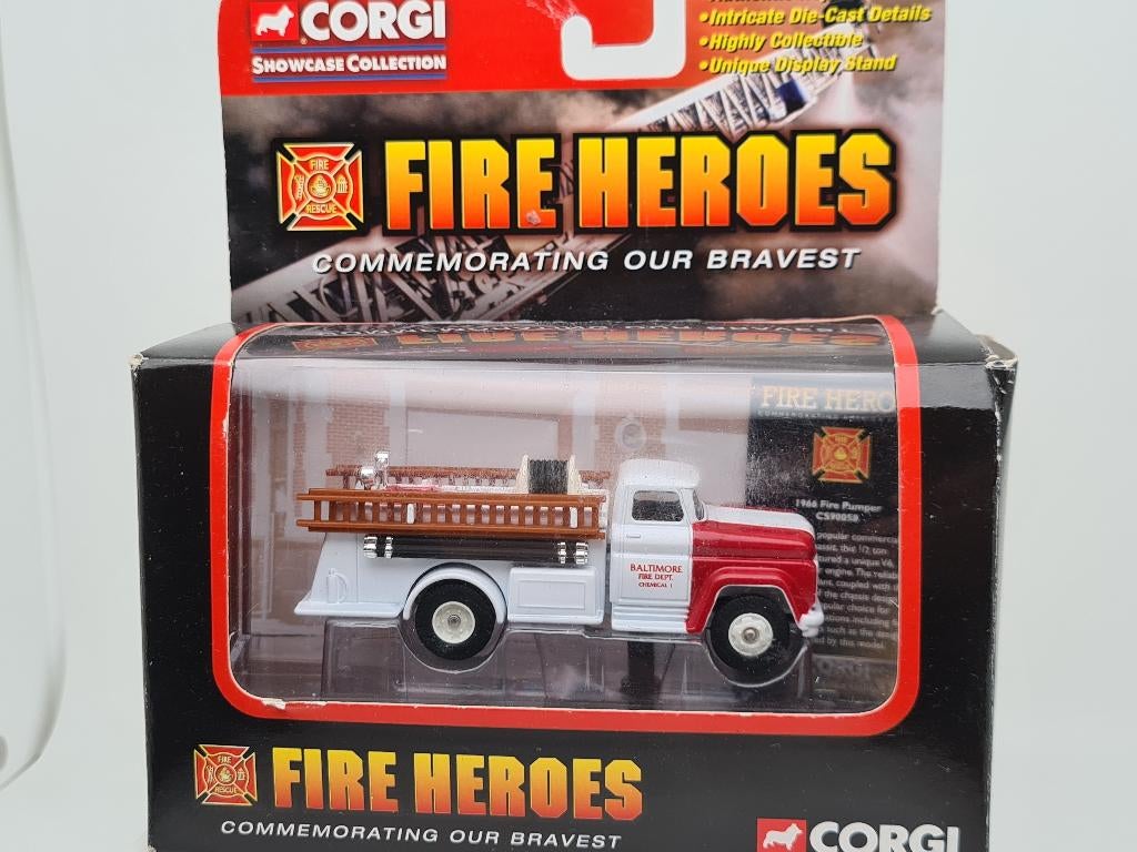 Fire Pumper Baltimore - Corgi CS90058 1/50, Verzenden, Zo goed als nieuw, Bus of Vrachtwagen, Corgi