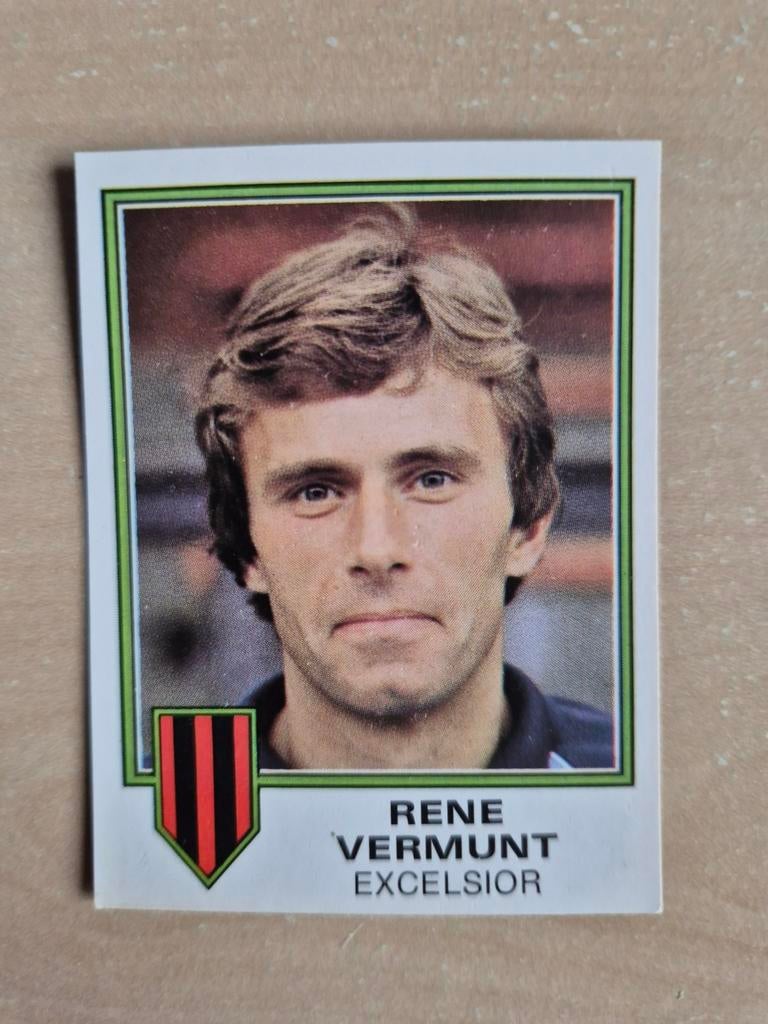 Panini Voetbal 81 Rene Vermunt Excelsior, Ophalen of Verzenden, Zo goed als nieuw, Ajax, Poster, Plaatje of Sticker