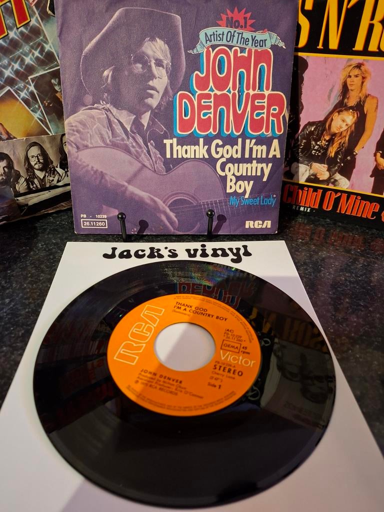 John Denver - Thank God I'm A Country Boy (Vinyl)1975, Ophalen of Verzenden, Zo goed als nieuw, Overige formaten