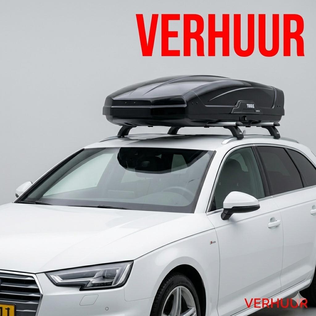 Grote Thule Dakkoffer 500L te Huur – Ideaal voor Vakantie, Ophalen, Gebruikt