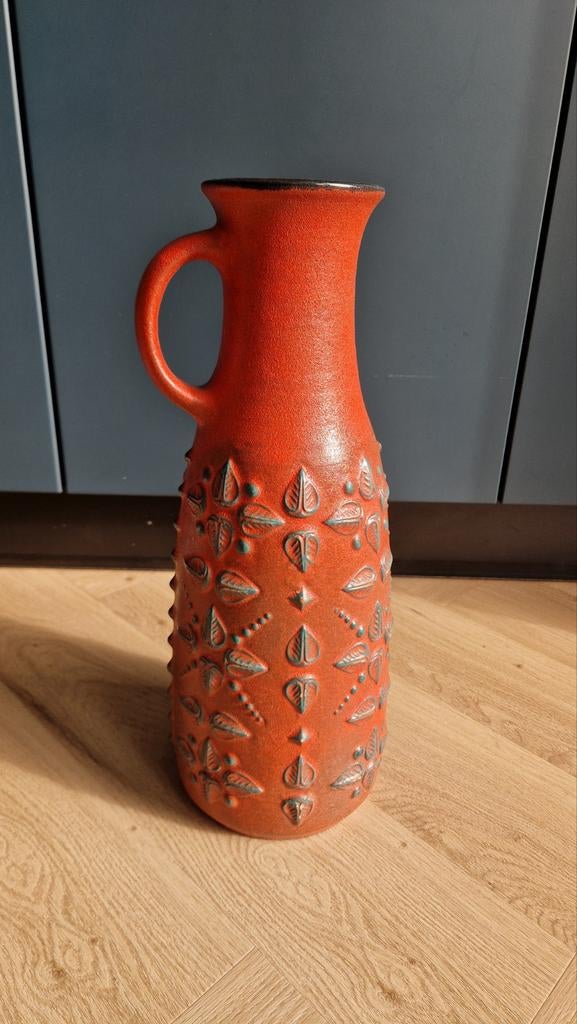 Carstens W. Germany Fat Lava vloervaas 45 cm – model 7349, Ophalen of Verzenden