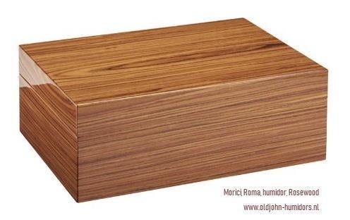 MORICI  ROMA ROSEWOOD DIGITALE HUMIDOR top merk humidor  h68, Ophalen, Nieuw, Tabaksdoos of Verpakking