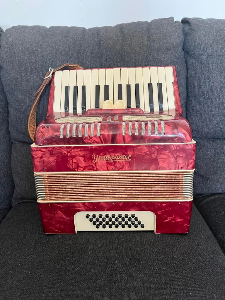 Weltmeister accordeon, Muziek en Instrumenten, Ophalen of Verzenden, Gebruikt, 32-bas, Weltmeister