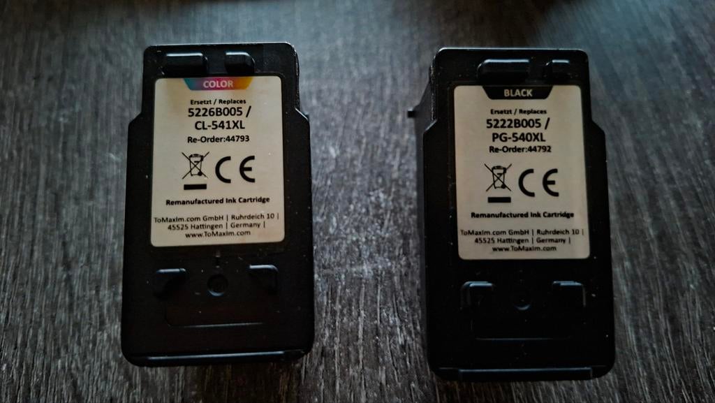 CL541XL/PG540XL Cartridges - Nieuw en verzegeld, Ophalen of Verzenden, Nieuw, Cartridge, Canon (compatibel)