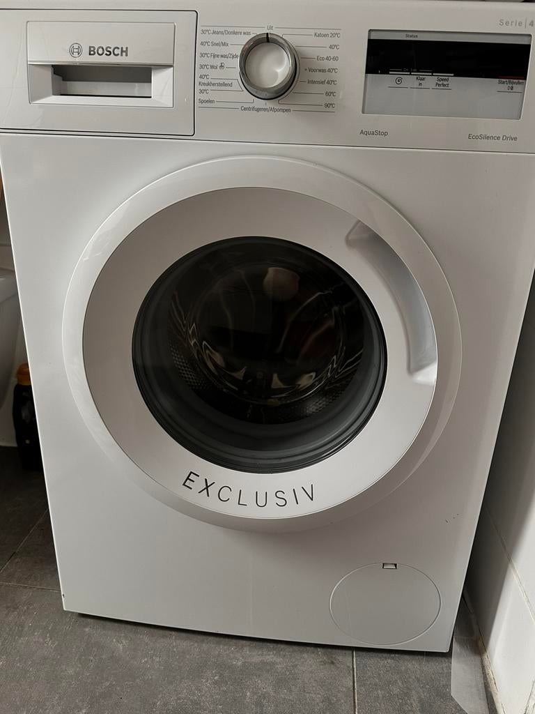 Zo goed als nieuwe Bosch Serie 4 Exclusief wasmachine, Ophalen, Minder dan 85 cm, Wolwasprogramma, Zo goed als nieuw