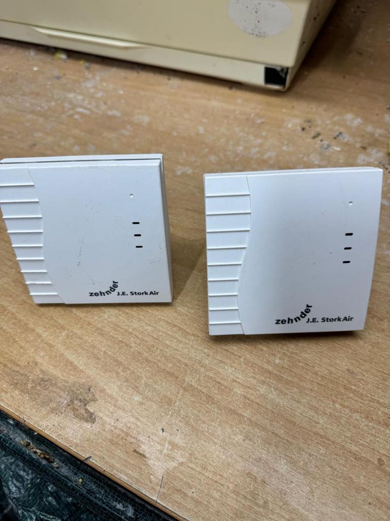 2x Zehnder stork co2 sensor met bediening 230v, Ophalen, Zo goed als nieuw, Ventilator en Afzuiger