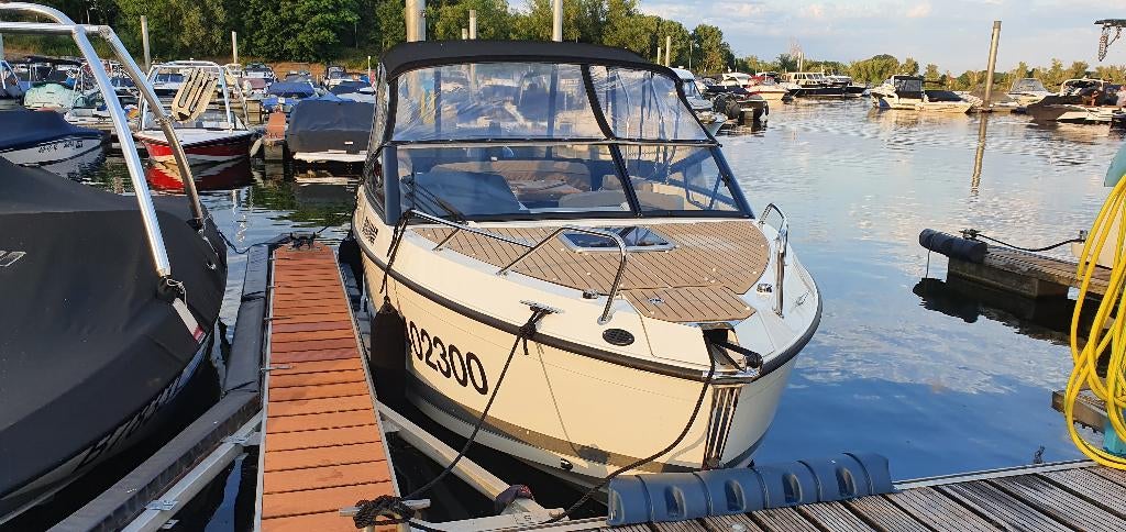 Quicksilver 675 Cruiser – 150pk – Trailer – Vaarklaar, Ophalen, Gebruikt, 50 pk of meer, Buitenboordmotor
