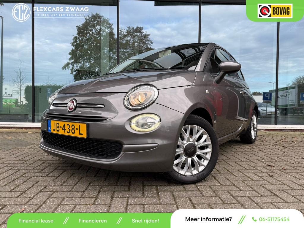 Fiat 500 0.9 TwinAir Turbo Popstar - Automaat - Airco - Park, Stof, Gebruikt, Origineel Nederlands, Bedrijf