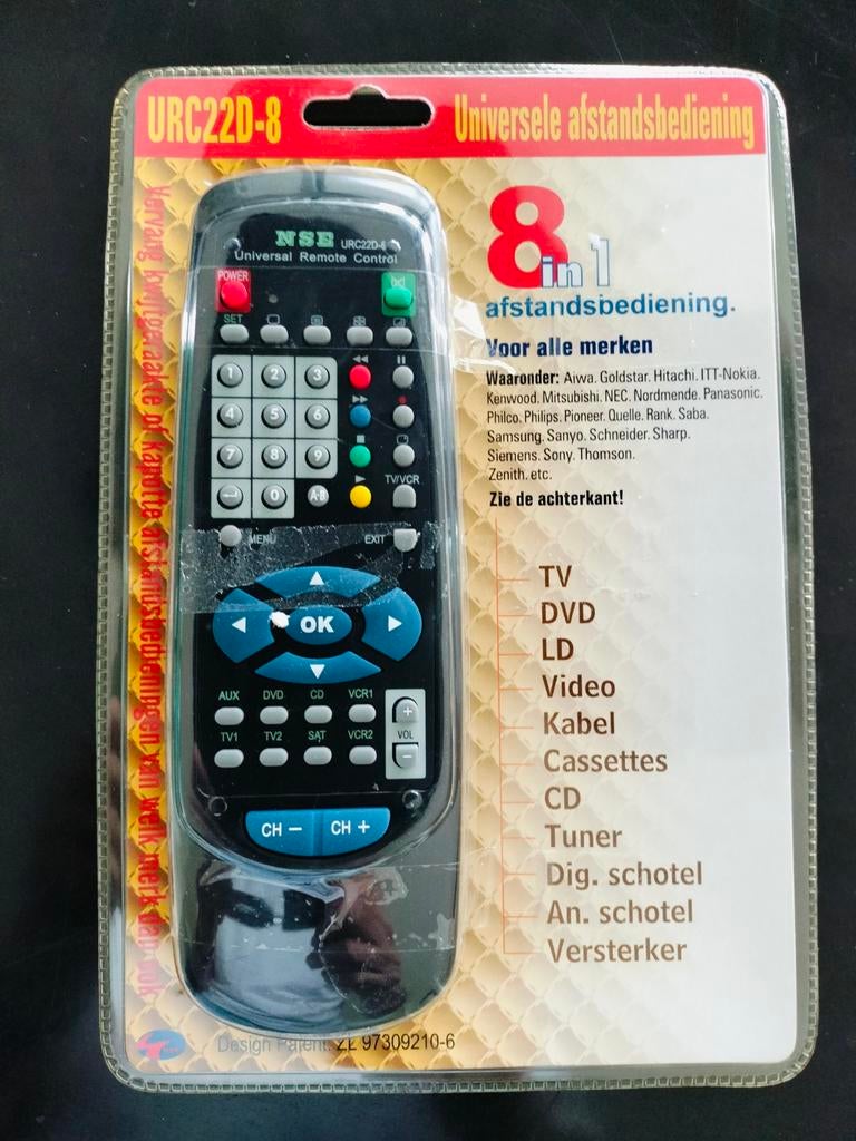 UNIVERSELE AFSTANDSBEDIENING, Ophalen of Verzenden, Nieuw